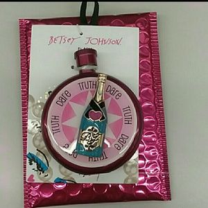 NET Betsey Johnson Mini Truth or Dare Flask